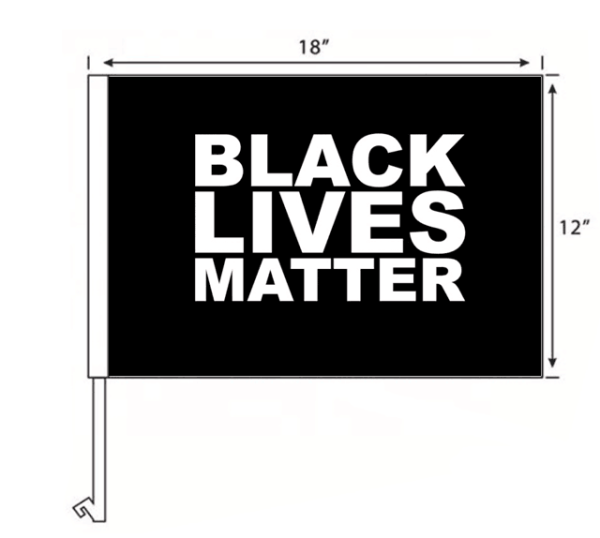 Hot Sale Custom Pattern And Dimension Flying Car Flag for Decoration