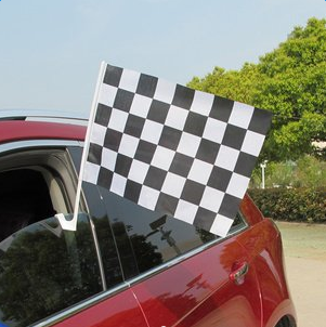 With Free Sample Car Flag Customized Printed Car Flag for Wholesale