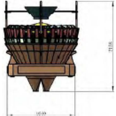 28 Head Multihead Weigher Weighing Scale Grain Weighing Machine