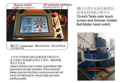 YH Series Automatic Screen Printing Machine Equipment For Textile