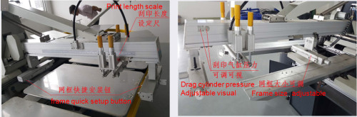SPO Automatic oval screen printing machine roll to roll
