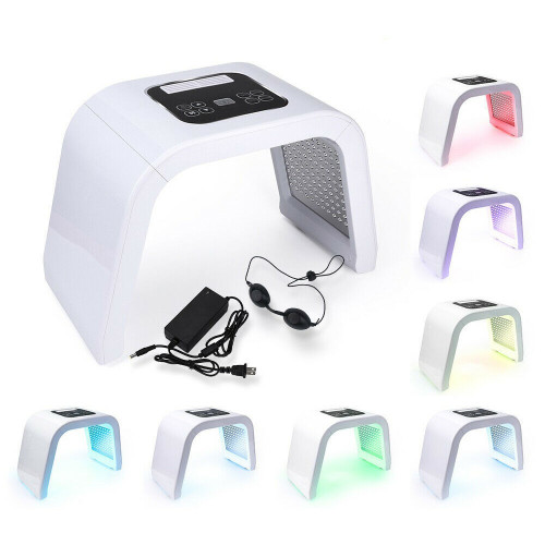 Máquina de fototerapia PDT LED portátil Equipo de cuidado facial de regeneración de la piel de fotones de 7 colores