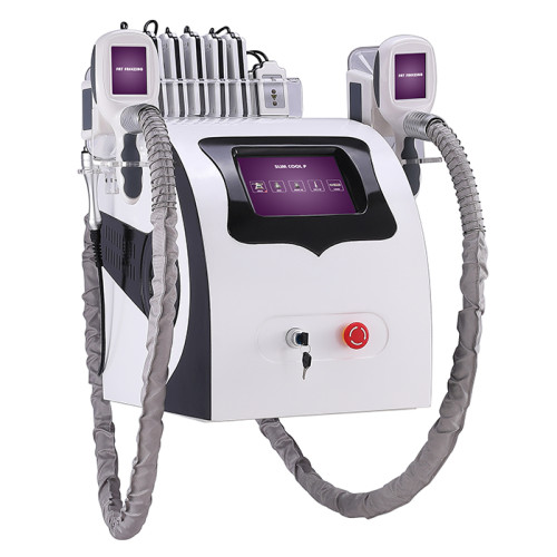 Portable double-head frozen multi-function cryolipolysis lipo laser weight-loss machine