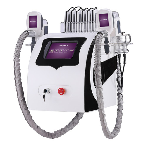 Portable double-head frozen multi-function cryolipolysis lipo laser weight-loss machine