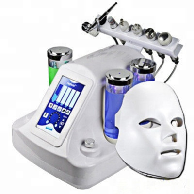 7 en 1 Microdermabrasion Inyector de agua máquina facial de oxígeno en el hogar