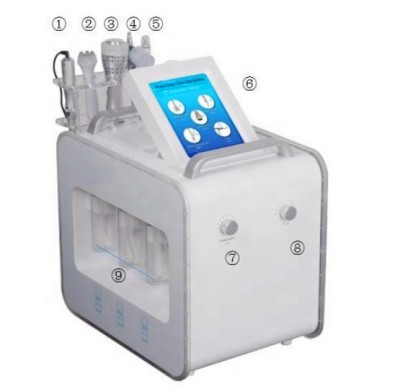 Professional Portable  5 in 1 portable water dermabrasion