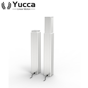 Synchronous adjustable aluminum electric table lifting column with controller