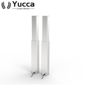 Synchronous adjustable aluminum electric table lifting column with controller