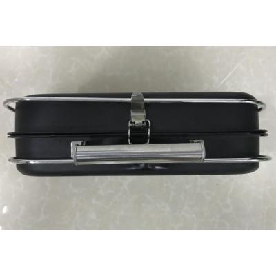 Tool case folding bbq grill of the notebook shape