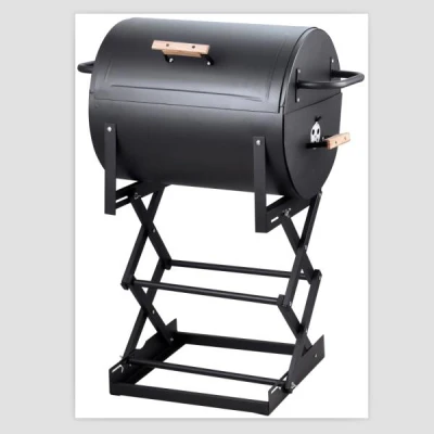 Newest beer grill Safe continuous increase charcoal with smoke