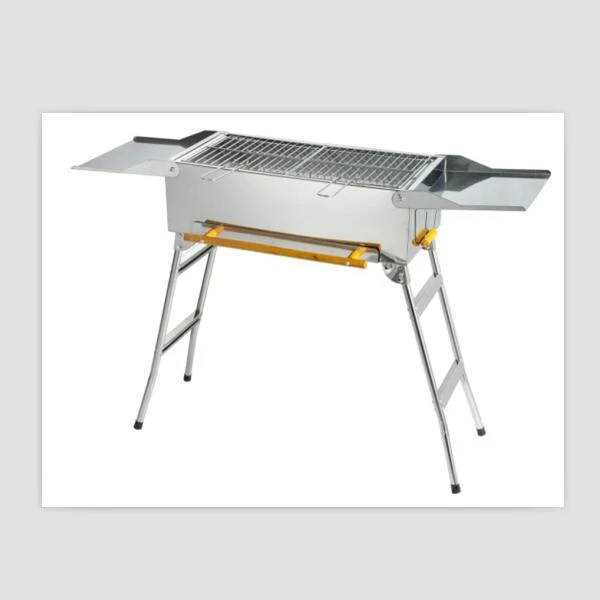 Square fodable BBQ grill with table made of the stainless steel430