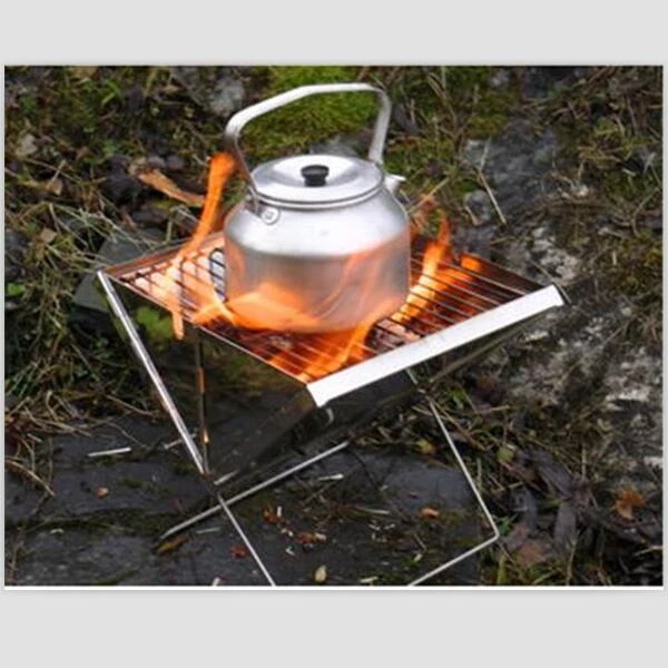 mini fodable BBQ grill with carry bag made of the stainless steel