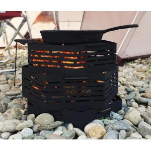 outdoor fire pit with carry bag