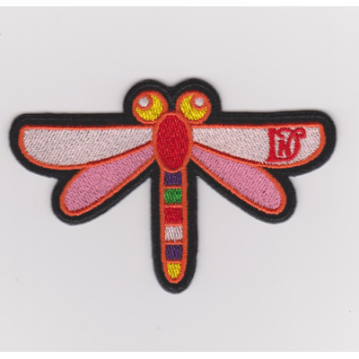 Custom-made high-quality cute animal badge dragonfly embroidered badge
