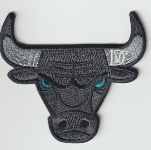 Embroidered Logo Patch for animal clothing custom cow's head clothing patch