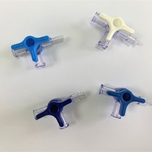 3 way stopcock for tubing | White | Blue | Medical Use | Disposable | Medical Device Wholesaler