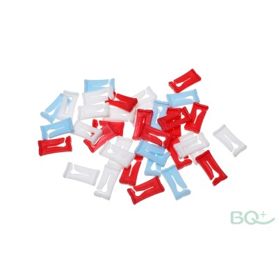 Slide Lock Clamp | Pipe Hose Slide Clips | Blue White Red Slide Clamp| IV Components| Slide Tube Clamp