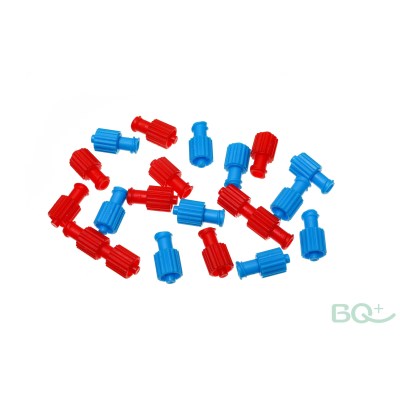 BQ+ Combi Stopper Red /Medical Use Combi Stopper/ Disposable Medical Syringe protector/Sterile Combi Stopper