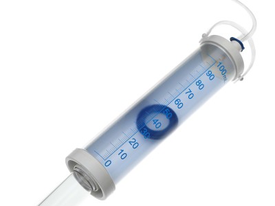 PVC or free-PVC vented Burette Chamber with filter for children iv set use