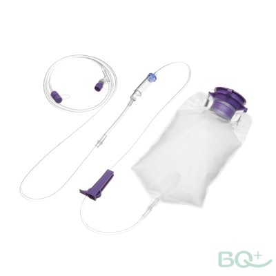 Enfit set with Bag | Enteral Feeding | ENFit Bag Set | Gravity Bag Set with EnFit Connector