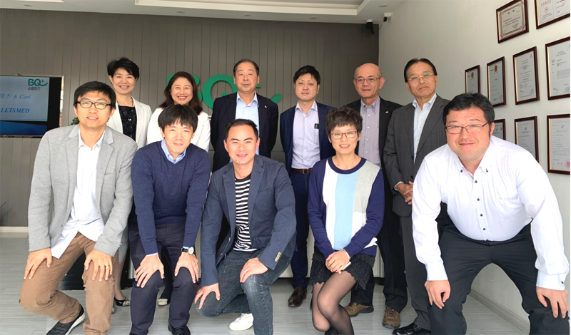 A group of well-known Japanese companies visited BQ+ Medical