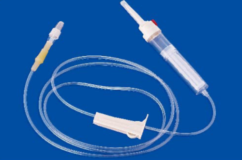 Blood transfusion set with pillow chamber | Transfusion set Manufacture
