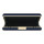 Blue nylon removable shoulder strap crystal clutch evening bag
