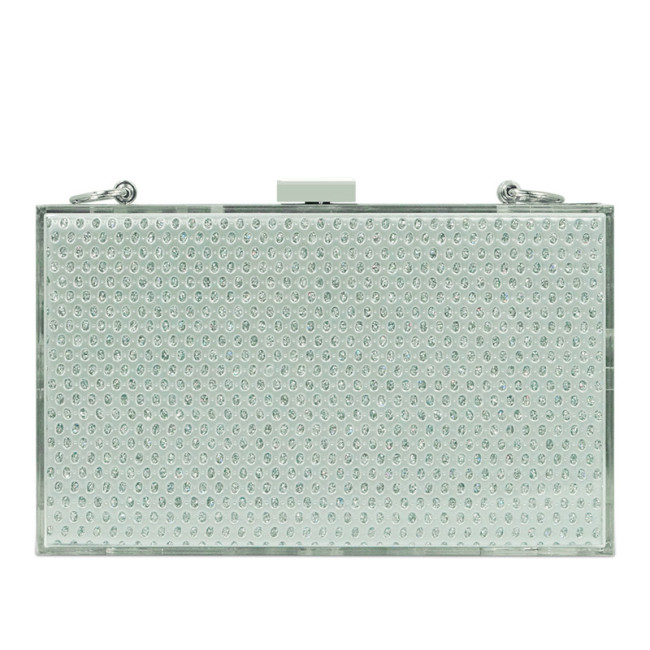 Acrylic leisure bag,gold glitter powder leisure bag,gold leisure bag