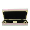 Pink acrylic gold glitter powder leisure bag