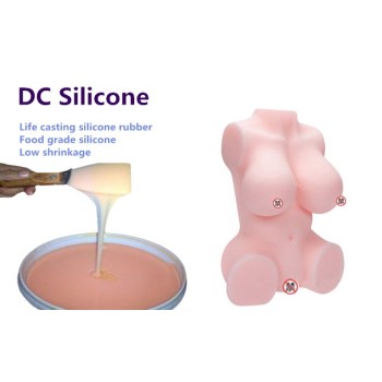 Good Flexibility Soft Liquid Life Casting Liquid Silicone Rubber