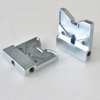 Surface treatment of blue white zinc custom precision machining