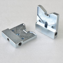 Surface treatment of blue white zinc custom precision machining