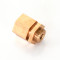 Precision machining of parts of phosphor bronze and other copper materials