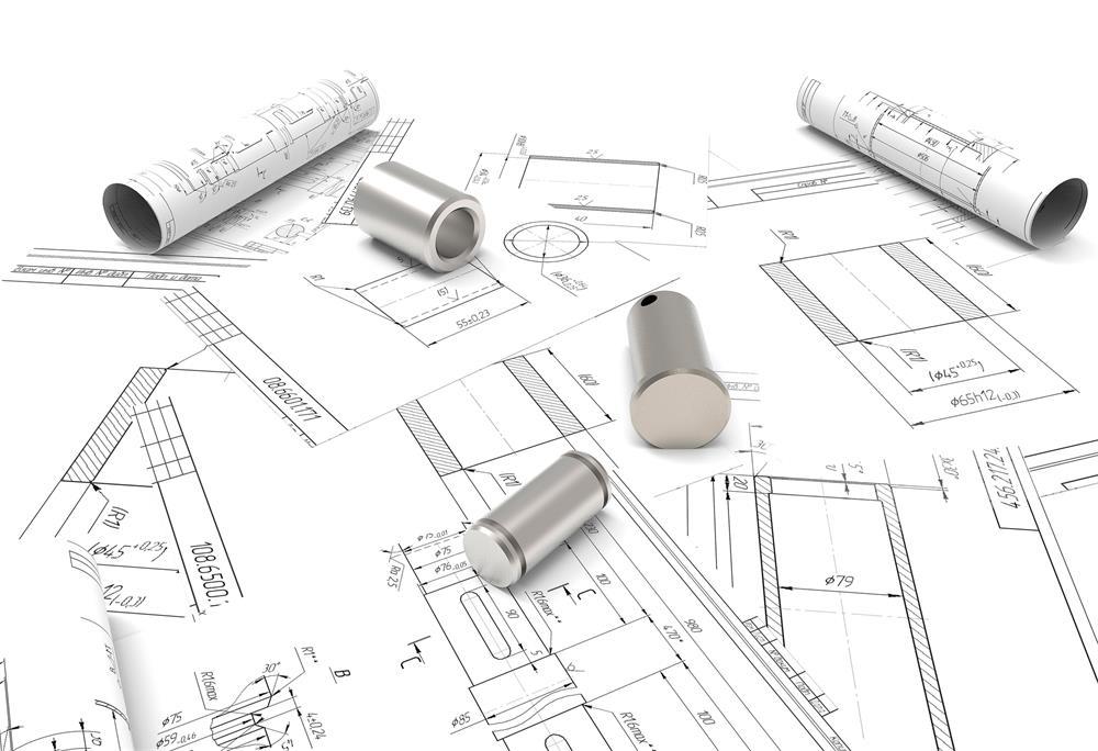 the specific method of designing machine parts