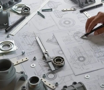 Mechanische Teilebearbeitung - Materialumformung Herstellungsprozess
