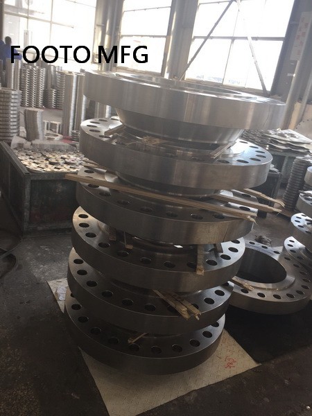 B16.5 ASTM A182 F51 Flange cego RTJ DN50 SCH80 CL900