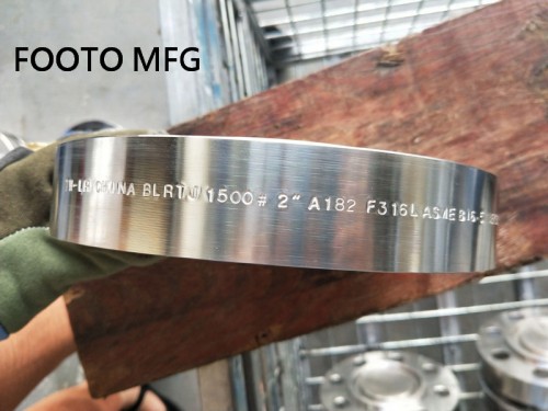 B16.5 ASTM A182 F51 WNRTJ Flange 2" SCH80 CL1500