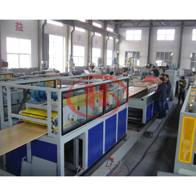 WPC door panel extrusion line China WPC door making machine manufacturer HEGU WPC MACHINERY