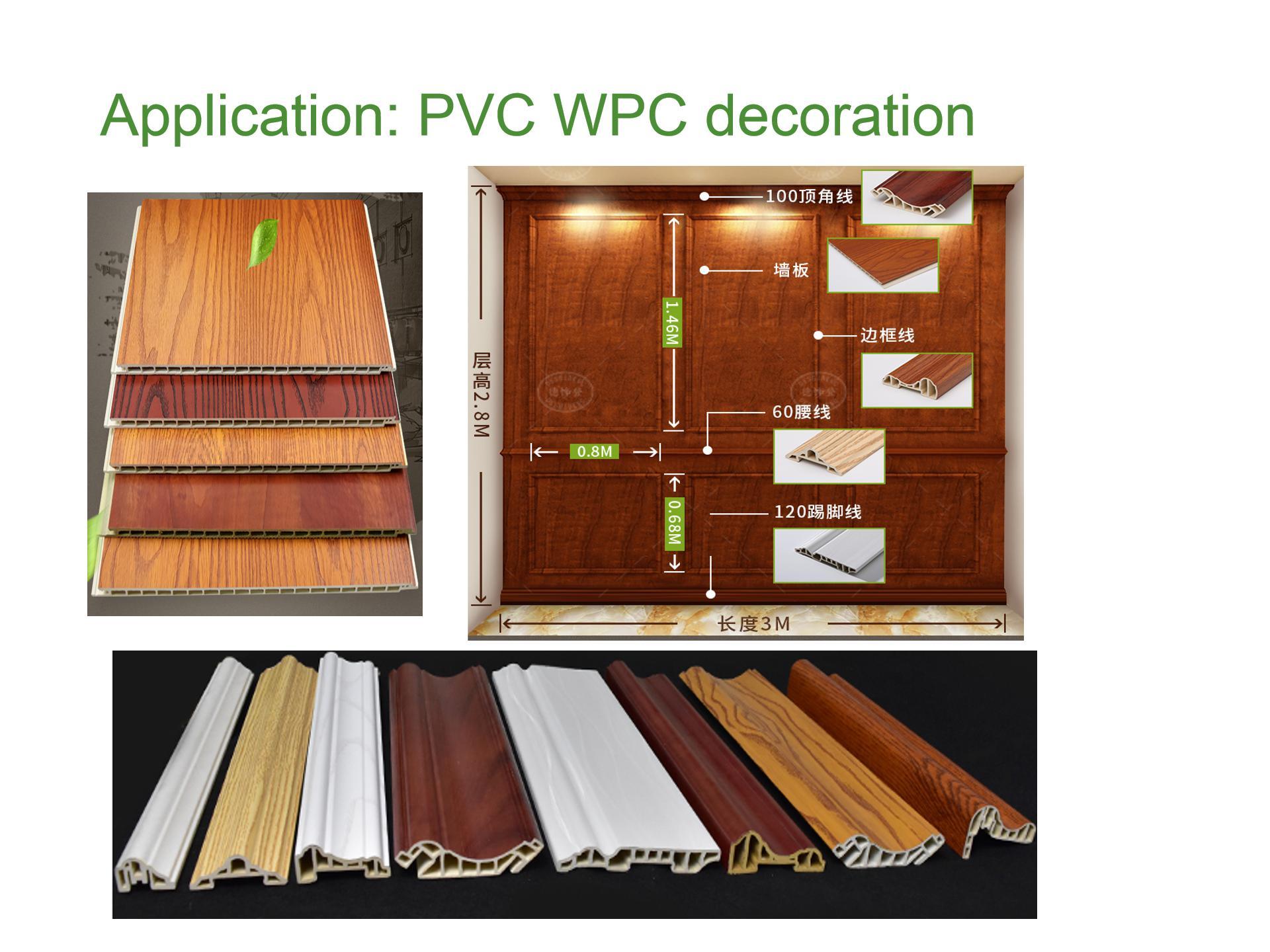 PVC WPC wall panel with lamination