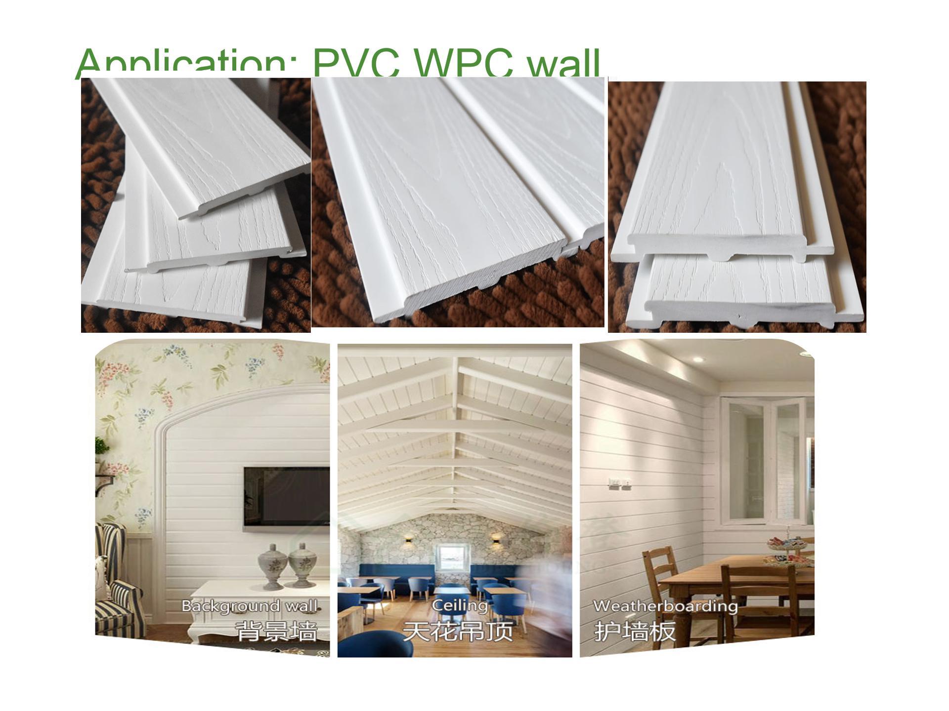PVC WPC wall panel with 3D embossing