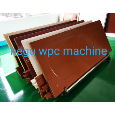 PVC plastic and Wood Composite WPC door extrusion line China WPC door making machine manufacturer