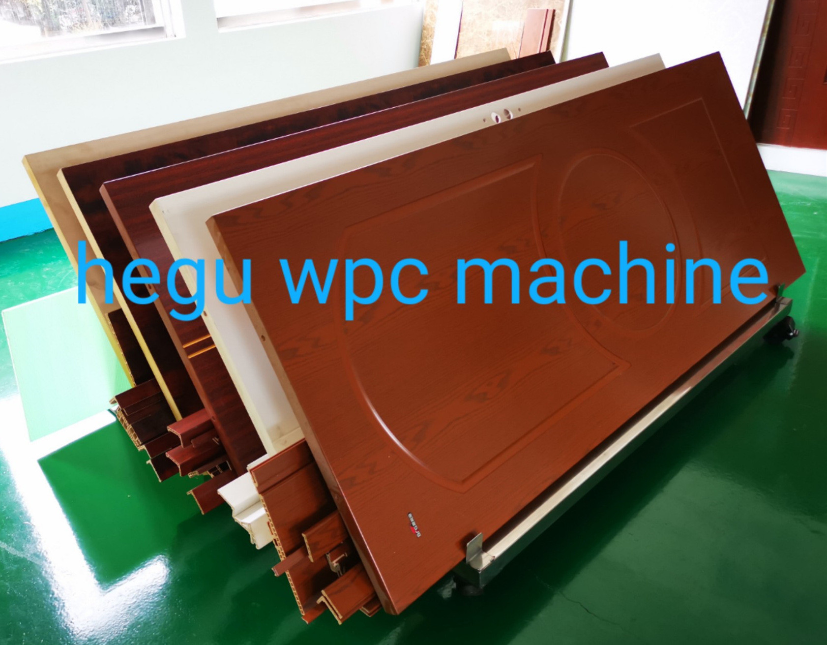 PVC wooden door making machine
