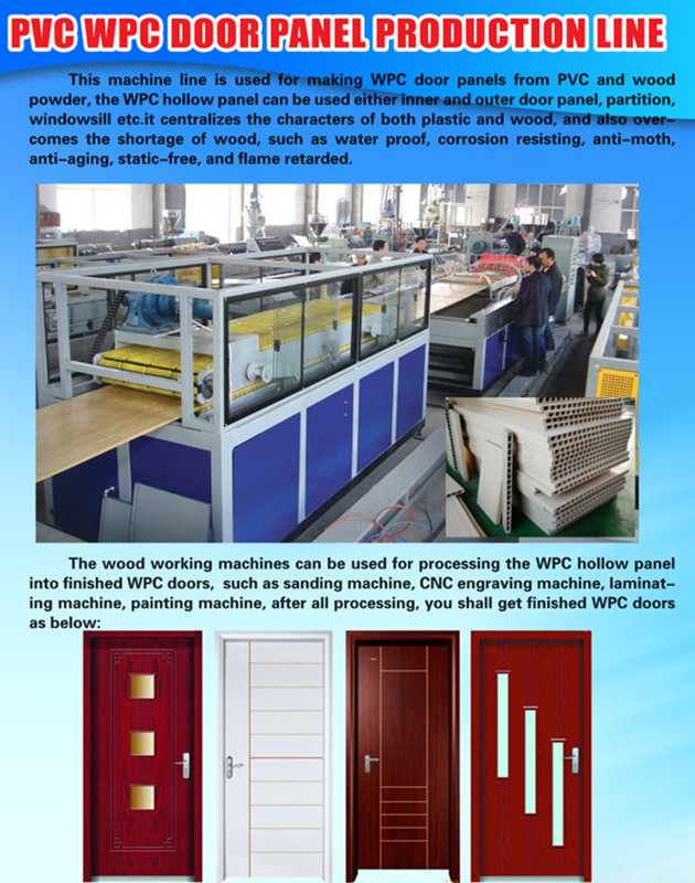 WPC door production line