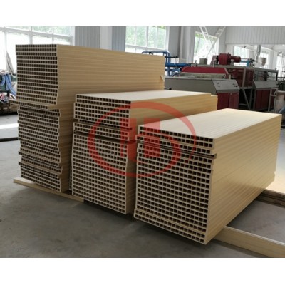 SJMS92/188 PVC WPC Hollow Door Board Extrusion Line Wood Plastic Machine Manufacturer