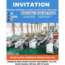 K show 2019 by 13-16th October 2019 as WPC machine professional supplier