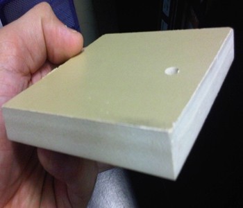 WPC foam board with inner foaming