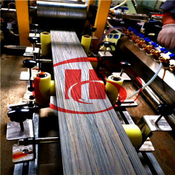 Wood Plastic Composite WPC Decking Making Machine WPC profile Machine with 3D online embossing