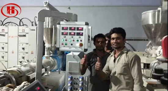 wpc door frame machine installed in india