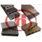 HG-400 WPC brushing machine with four steel brushes for Wood Plastic WPC profile machine