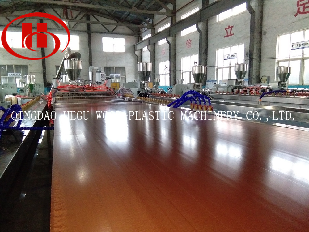 PP PE WPC solid board making machine